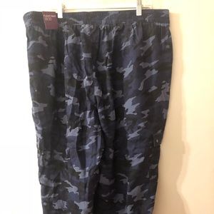 Lane Bryant Blue camo Flight Pant